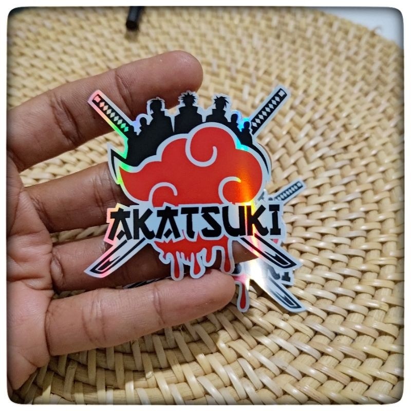 sticker akatsuki, sticker anime, sticker Naruto helogram
