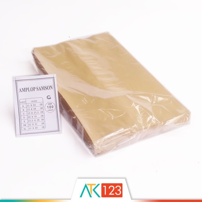 

Amplop Coklat / Samson Guanaco C (1/2 Folio) isi 100 Buah