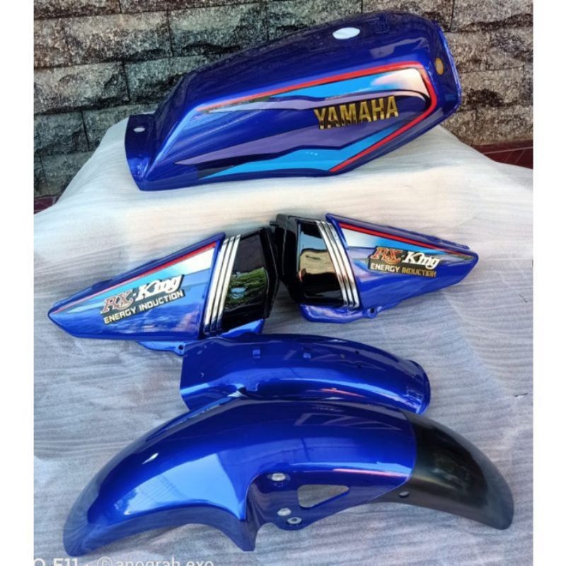 COVER TANGKI YAMAHA RX KING TH 1997-1999 FULLSET BODY BODI RX KING PLUS SPAKBOR DEPAN BELAKANG KING 