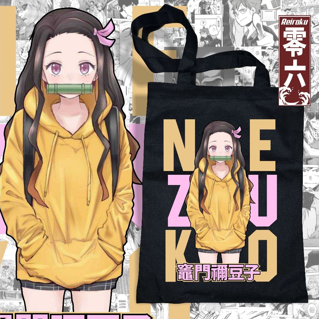 Tas Totebag Anime Nezuko kamado Demon slayer