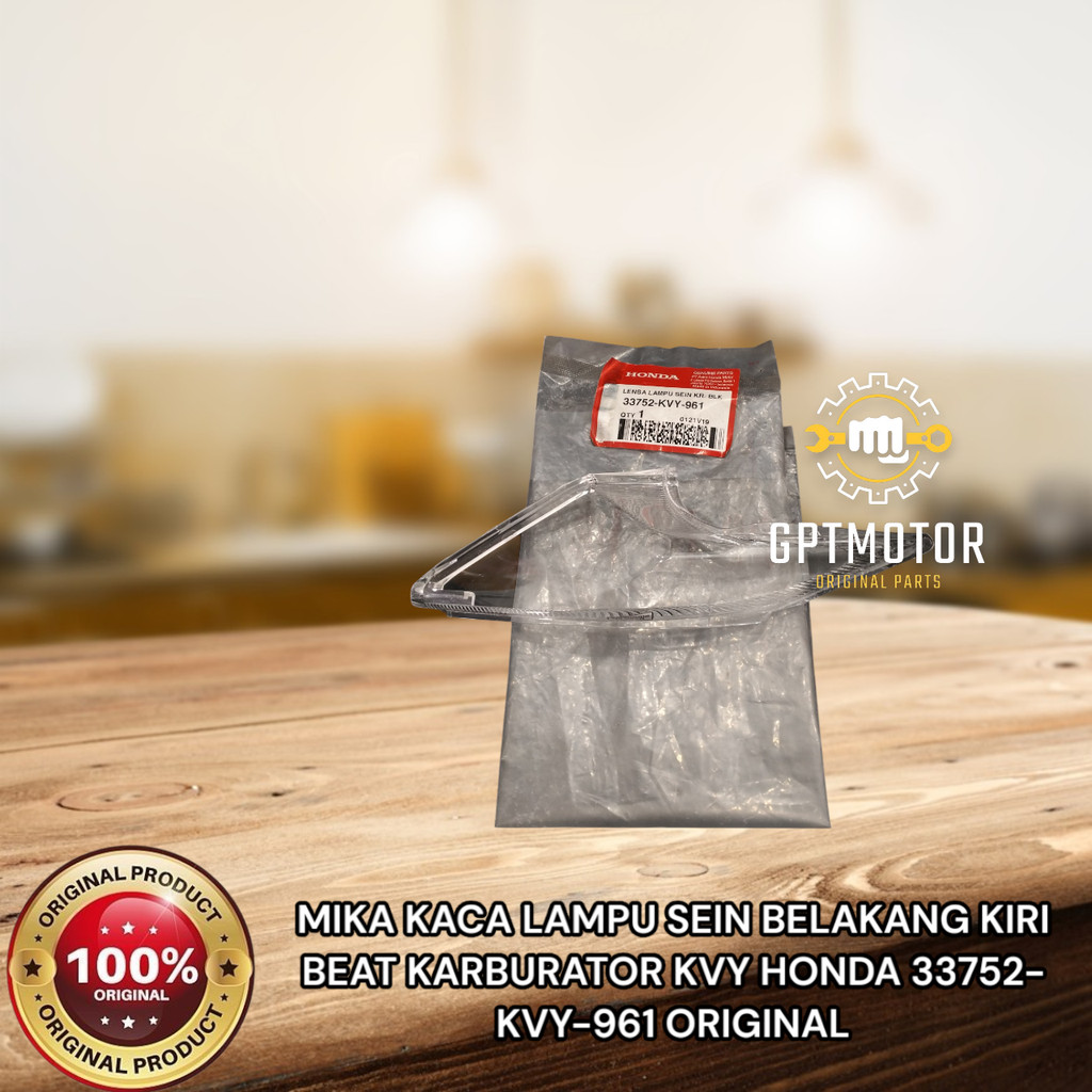 MIKA KACA LAMPU SEIN BELAKANG KIRI BEAT KARBURATOR KVY AHM 33752-KVY-961