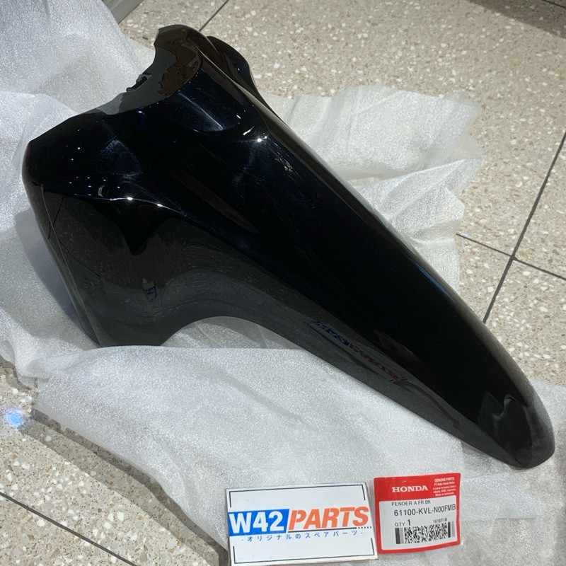 SPAKBOR SLEBOR DEPAN SUPRA X 125 BATMAN 61100 KVL N00FMB ORIGINAL AHM