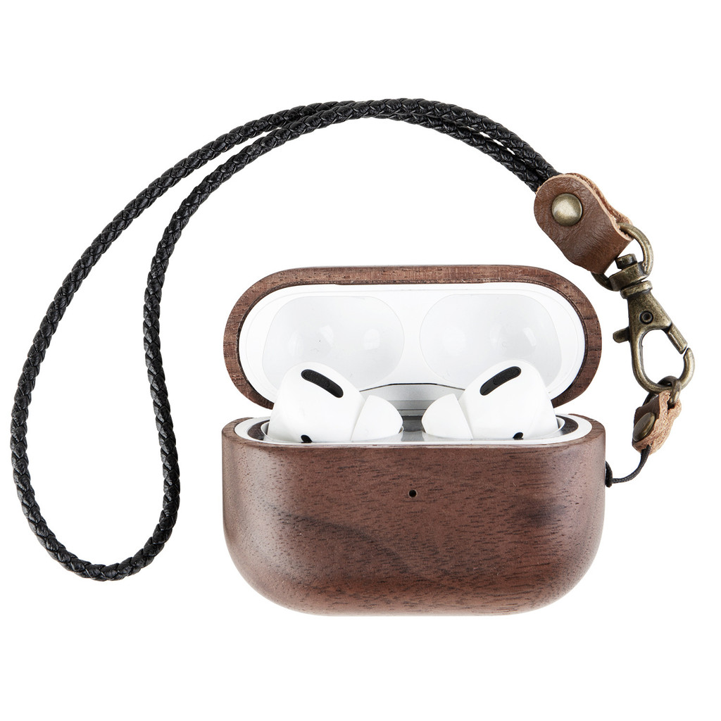 Natural Wood Airpods Case for Apple Airpods Pro/ Airpods Pro 2/ Airpods 3/ Airpods 4