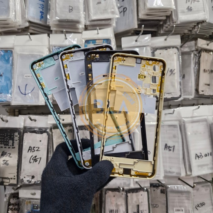 Tulang Tengah Bezel Samsung Galaxy A16 5G A166 - Rangka Tutup Mesin