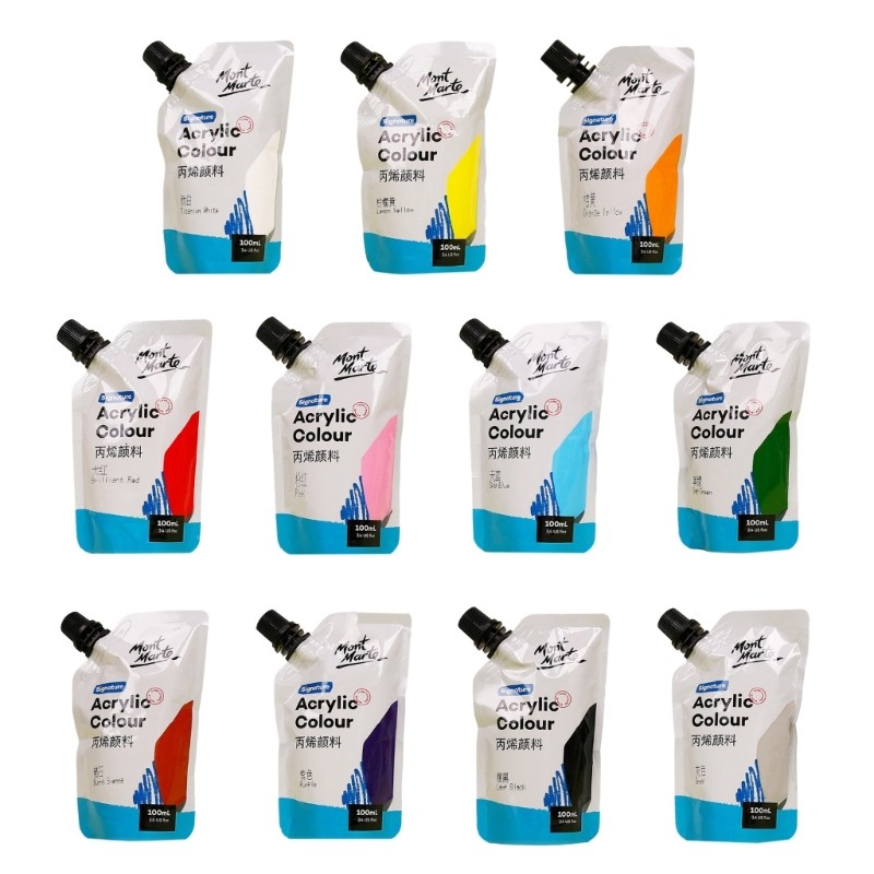 

OFBK 11 Colors Artist Grade Acrylic Paint, Rich Pigments for Artists, Beginner & Kids