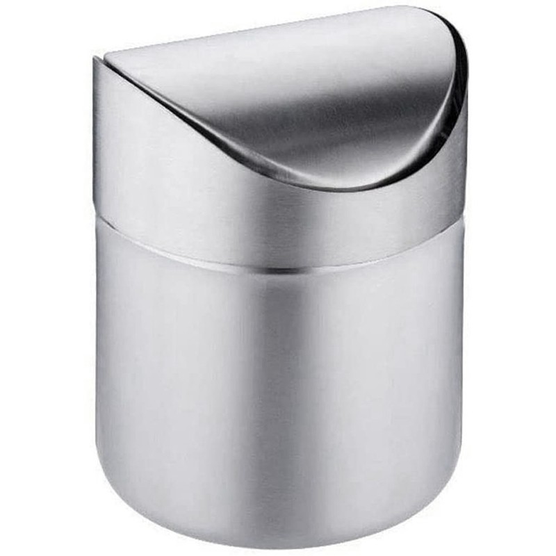 Mini Trash Can For Desk With Lid Desktop Trash Can Small Tiny Countertop Trash Bin Can For Office Ba
