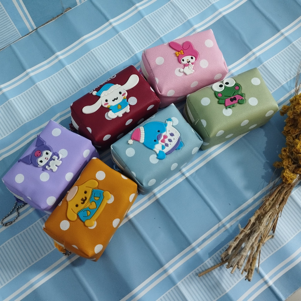 Dompet Anak Karakter Sanrio Lucu Imut/ Dompet Koin Lucu/ Pouch Mini Karakter