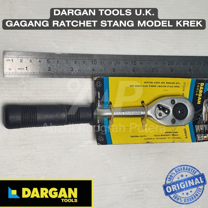 Gagang Ratchet Stang Kunci Sok Sock Shock Rachet 3/8" inch DARGAN Tools UK