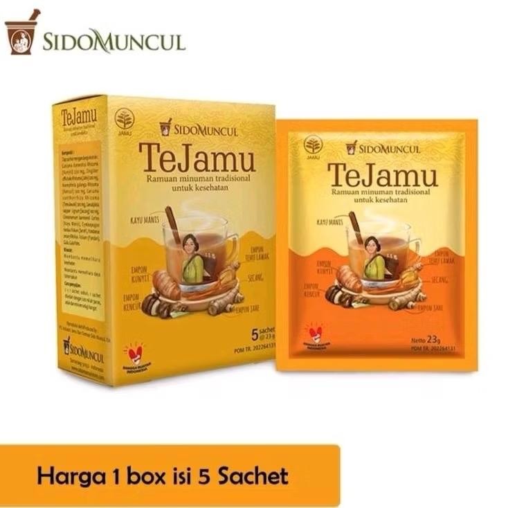 

Sidomuncul TEJAMU Box isi 5 Teh Jamu ala Pak Jokowi Jamu Sehat Herbal Menjaga Daya Tahan Tubuh Tidak Mudah Sakit