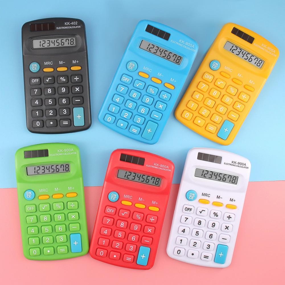 

Pocket Calculator Fast Response Accounting Tool LED Large Screen Big Button Business 8-Digit Mini Calculator for Office