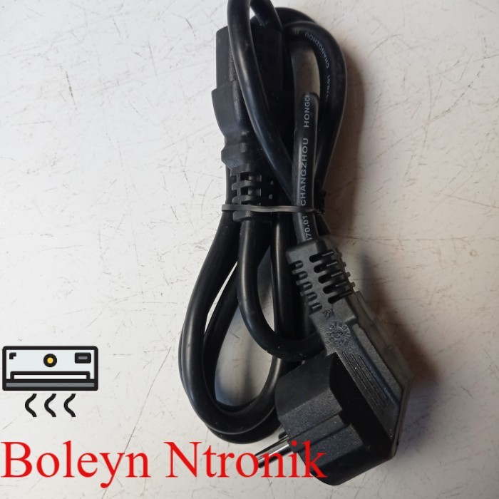kabel power magic kom rice coker Hitam / magic com power cable