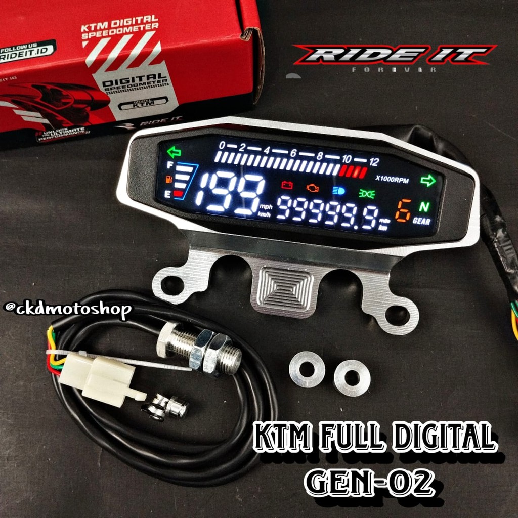 SPEEDOMETER KTM SET PANGKON CNC KT3 DIGITAL RIDE IT