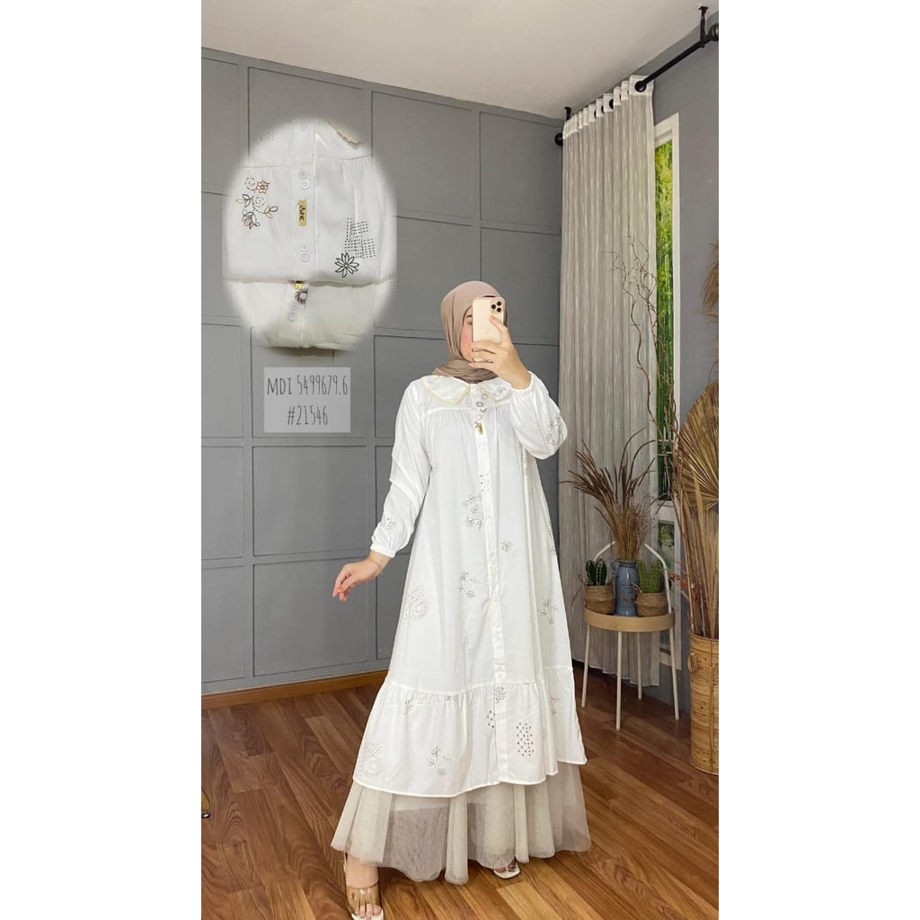 GAMIS JUNE 21546 | GAMIS MODERN | GAMIS DEWASA | GAMIS LEBARAN