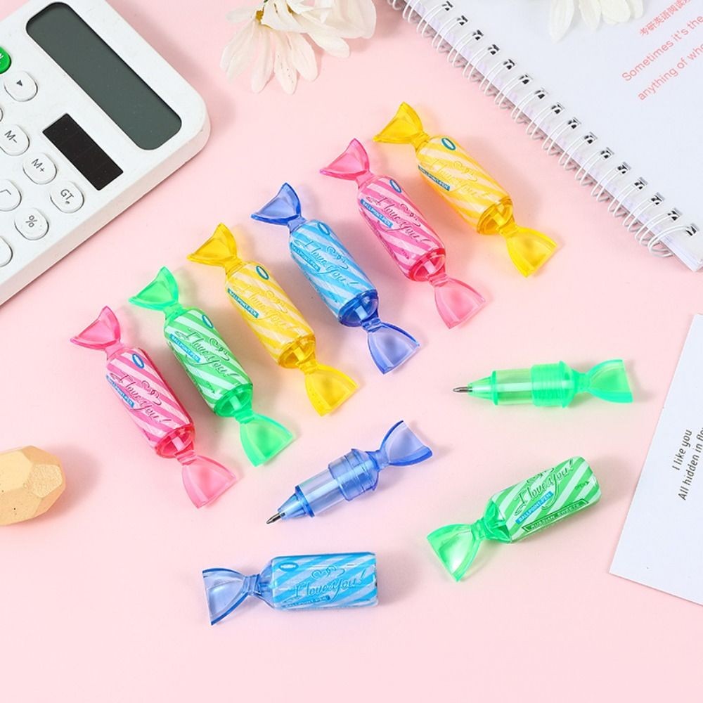 

1/4Pcs Cute Colored Candies Ballpoint Pen Mini Pen Creative Small Oil Pen Exquisite Student Stationery Office Writing Supplies