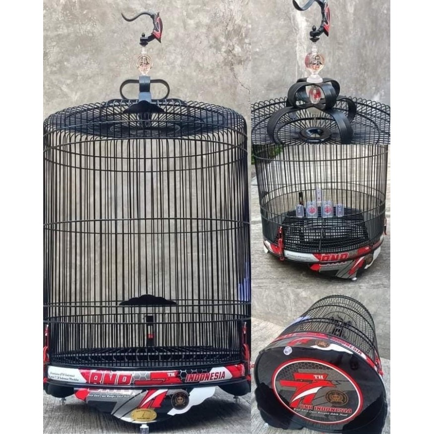 SANGKAR KANDANG MURAI BNR 77 PVC DECAL NO 2