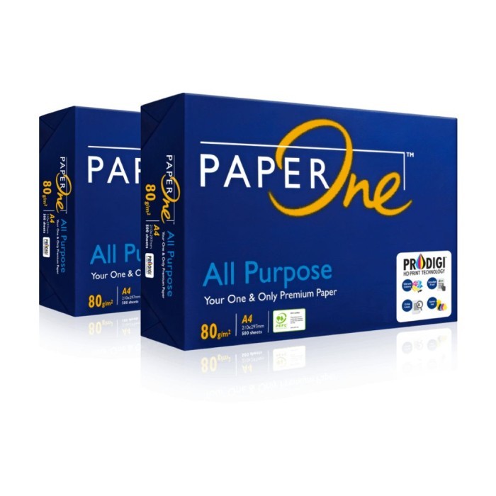 

PaperOne Kertas A4 80gr Digital 1 Rim (500 lembar) Kertas HVS