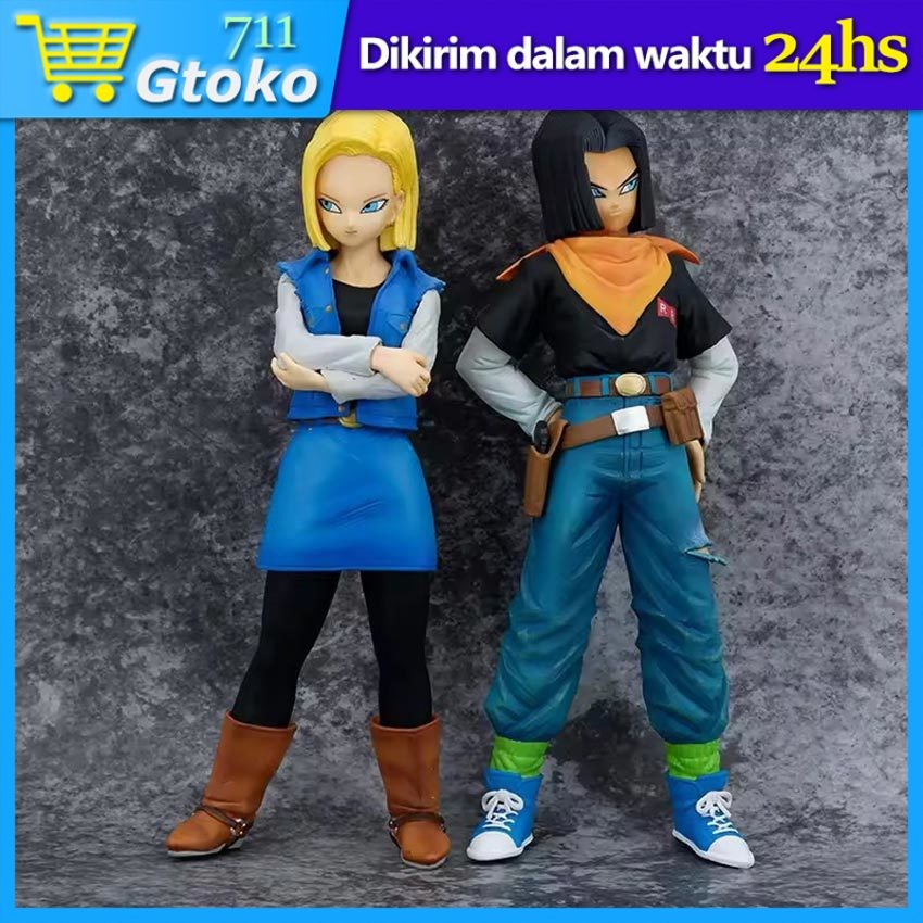 Action Figure Anime Dragon Ball Karakter Android #17 #18