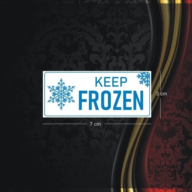 

Sticker Keep Frozen 3 x 7cm