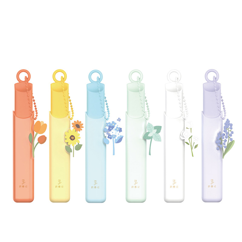 

6PCS DELI SK153 Cute Mini Highlighter Paint Marker Pen School Office Office Stationery Supply Kawaii