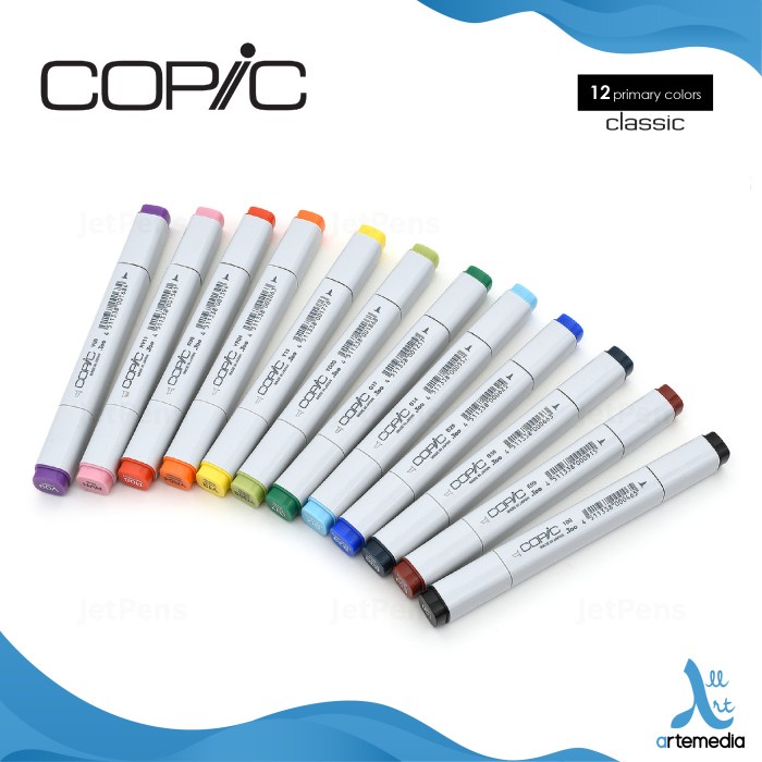 

Marker Copic Classic 12 Primary Set