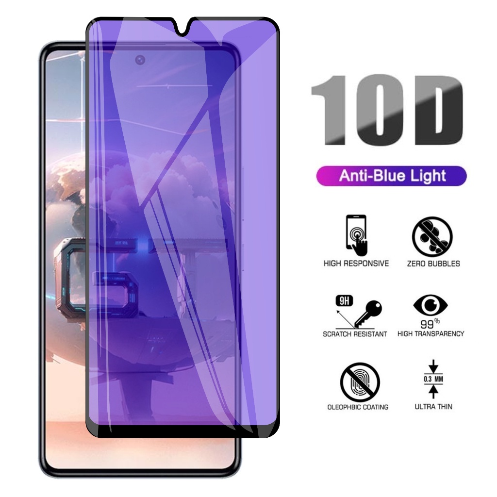 Tempered Glass INFINIX GT 10 PRO Layar Blue Light Anti Radiasi Full Handphone