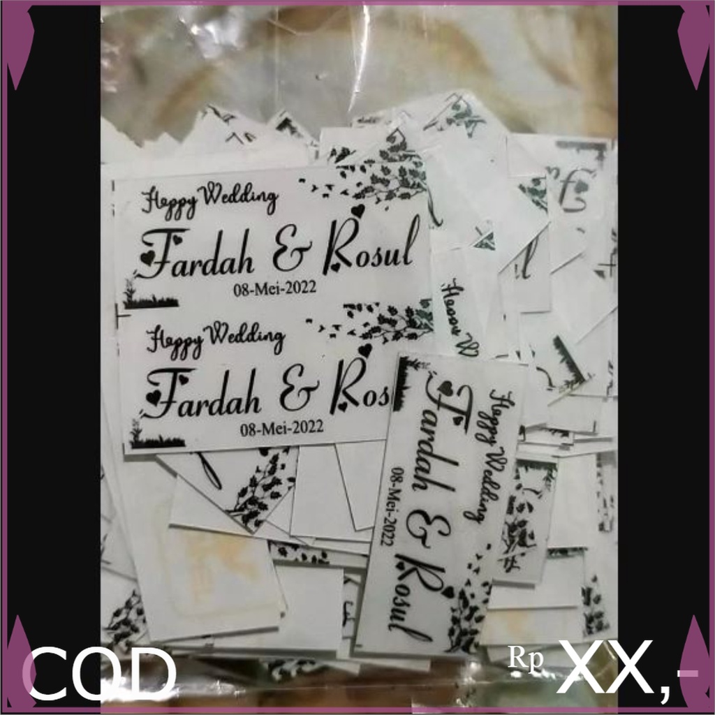 

Cetak Stiker Souvenir Transparan Custom Murah