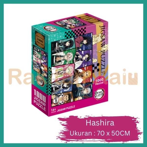 Puzzle Jigsaw Anime 1000 pcs Demon slayer / Pokemon / One piece - Naruto 1000