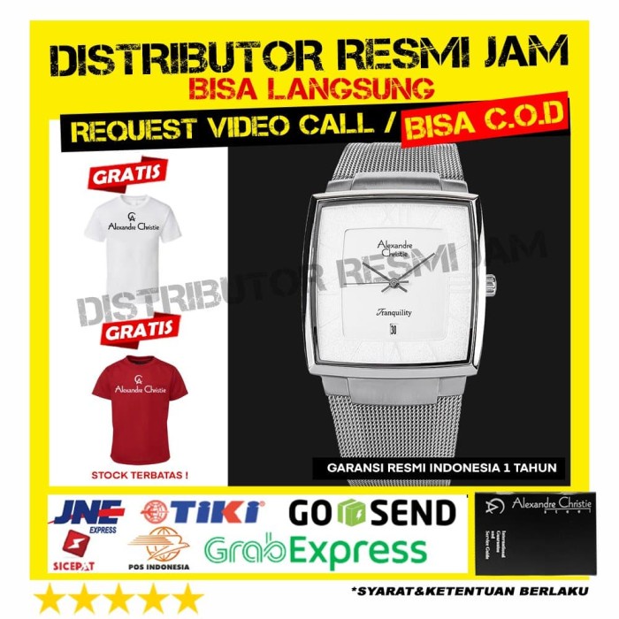 ALEXANDRE CHRISTIE AC 8329 AC8329MD AC8329 GARANSI RESMI 12 BULAN