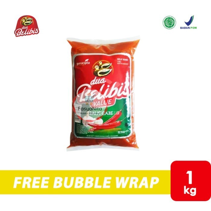 

Dua Belibis Saus Cabe / Saus Sambal Kemasan Bantal [1 Kg] - FasyAnita Mart Denpasar