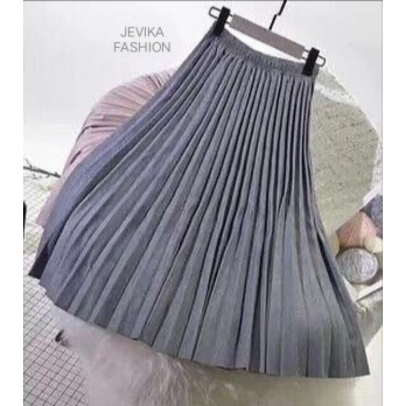 Rok plisket Suede premium original Londongirl / rok import / rok prisket / rok rempel / rok a / rok 