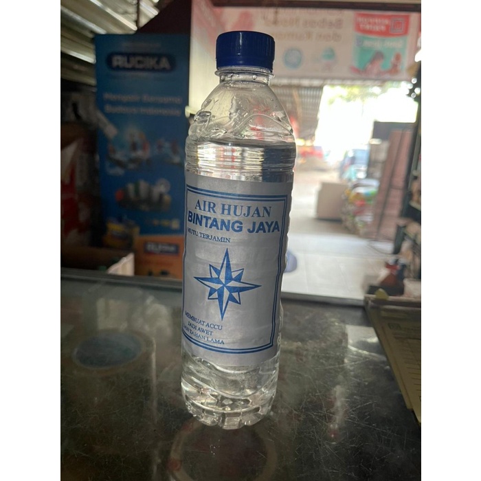 Air Hujan botol aqua