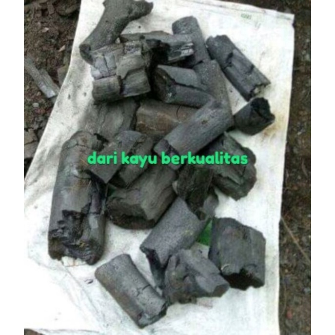 Promo ARENG ARANG KAYU BAKAR 1kg. ARANG ARENG MEDIA TANAM COD