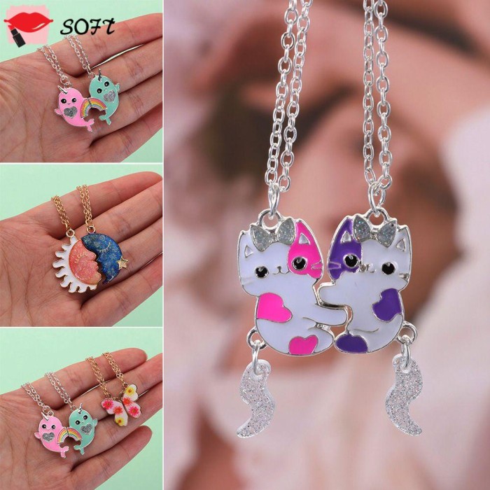 SOFTNESS New BFF Necklace Fashion Friendship Necklace Gift Friendship