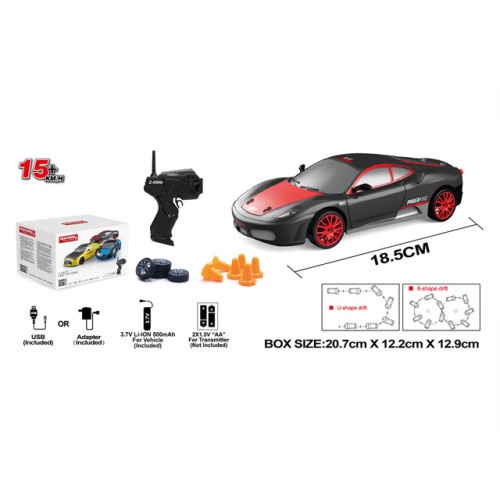 Mini RC Drift 1:24 Drift Returns Mainan Mobil Remot SC24A03