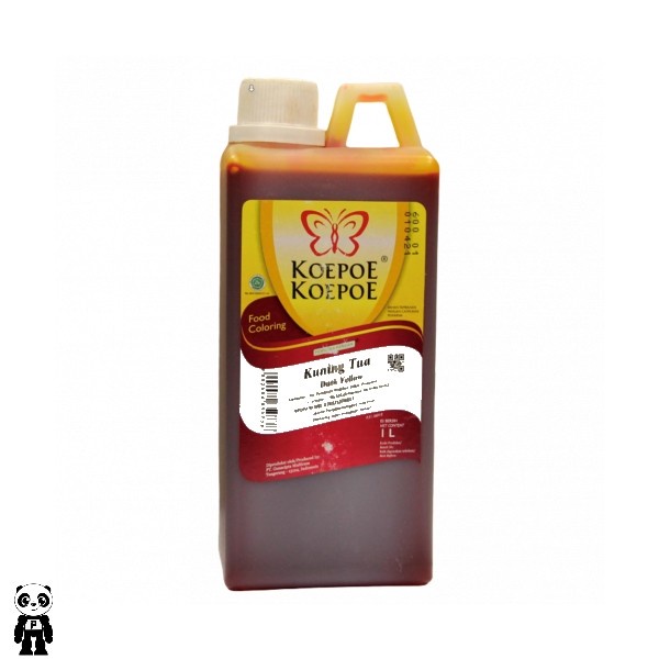 

Termurah [ Best Seller ] Koepoe Koepoe Pewarna Kuning Tua 1 Liter Dark Yellow Food Coloring