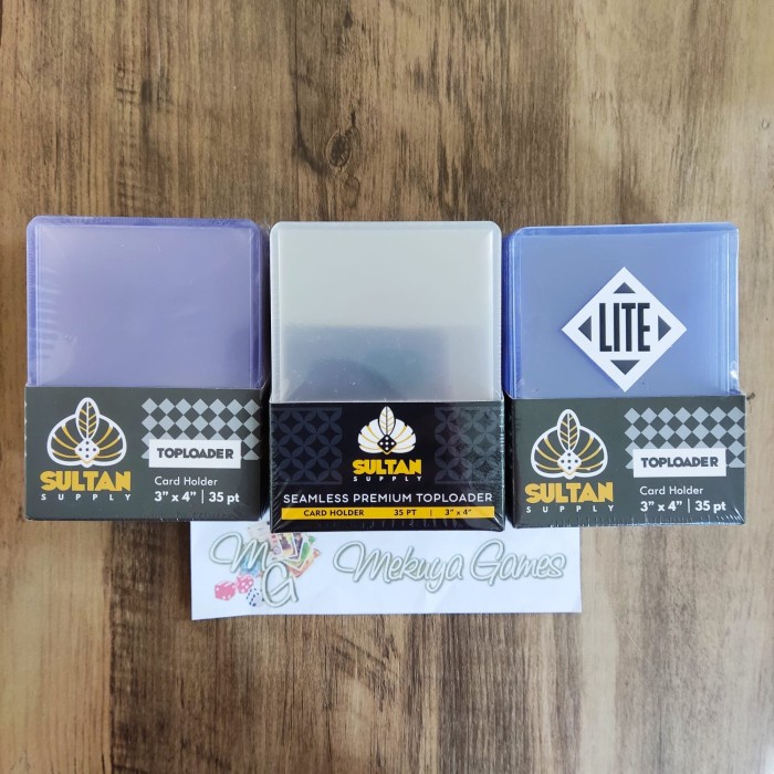 

Sultan Toploader Lite Kartu TCG Sport KPOP Photo Card Pokemon MTG - Stand