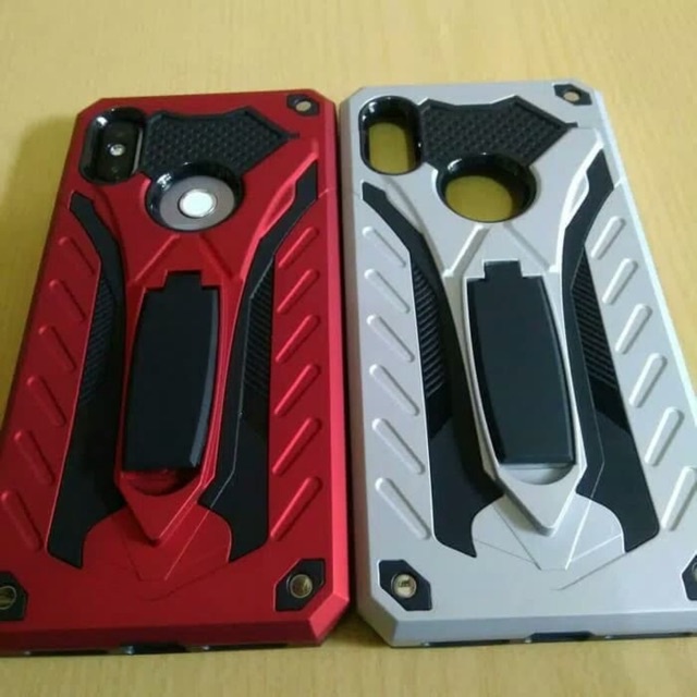 Casing Hp Xiaomi Redmi S2 Case Phantom Standing Hardcase Transformer Robot Iron Kickstand Kick Stand