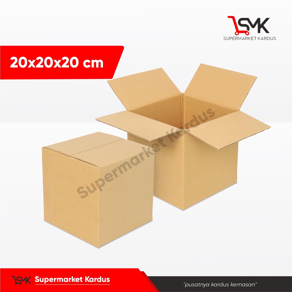 

Box 20x20x20 cm (ELA) Kardus/Karton/Paking/Normal/AMDK/Hampers/tinggi20