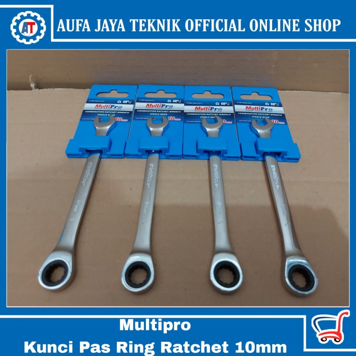 multipro ring pas ratchet 10mm /kunci pas ring ratchet 10mm