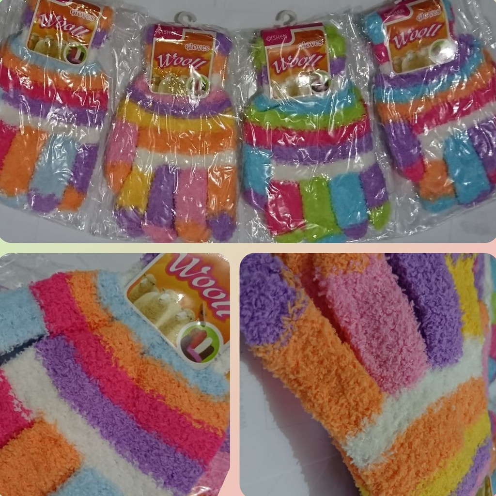 Sarung Tangan Wool Bulu Wanita / Sarung Tangan Woll / Sarung Tangan Motor