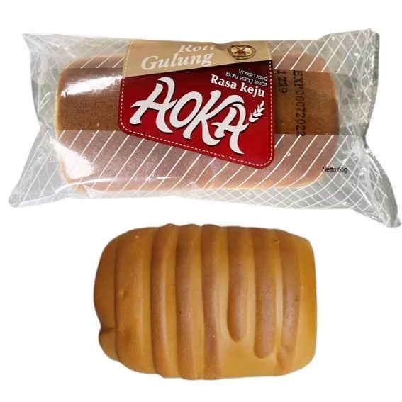 AOKA Roti Panggang Gulung All Varian | COKELAT | KEJU