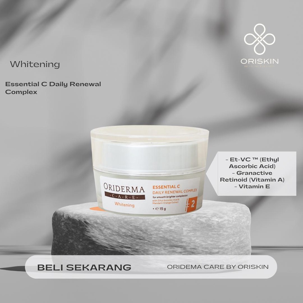 Oriderma Care Whitening Essential C Daily Renewal Complex / Kulit Normal