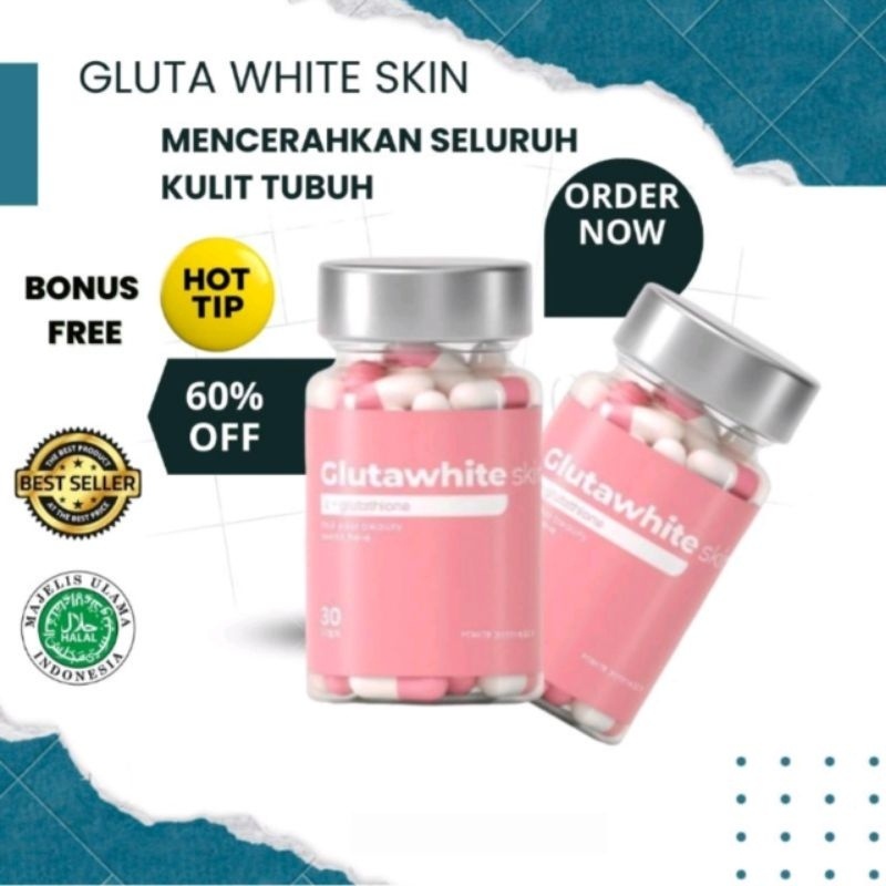 kapsul 30 Full Glutawhite kapsul Pemutih Kulit Pemutih Badan Alami Glutawhite Pemutih Badan