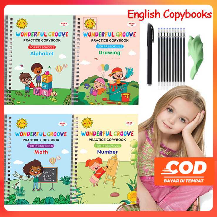 

Practice Copybook Training English Version of Childern's Groove
