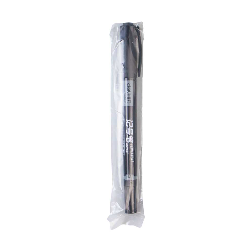 ‼️COD‼️ LCKMNOFCLSTR Deli Pena Permanen Dual Head Tip Marker Pens Waterproof - 6824 ‼️COD‼️