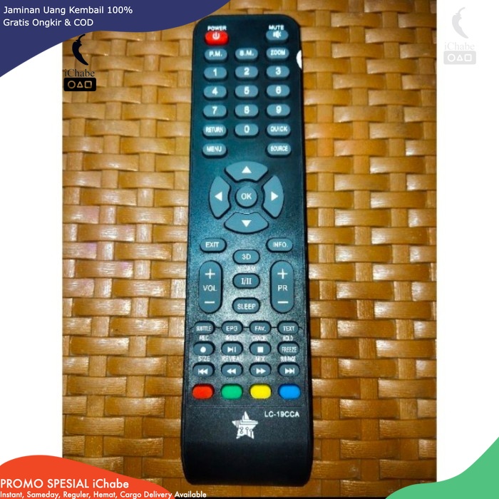 [BISA COD] BE Remot tv Remote TV LED LCD COOCAA - remote aja