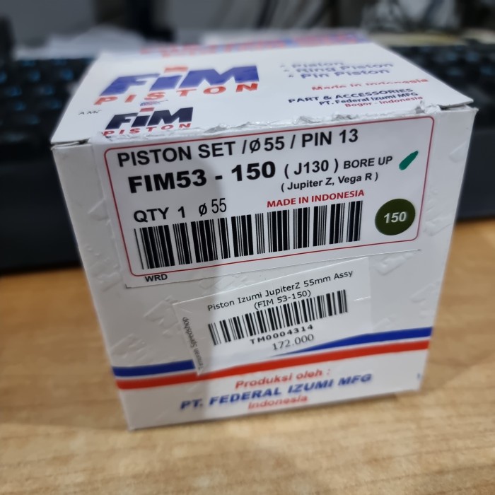 READY PISTON FIM 55 MM PEN 13 FIM 53  150 ORIGINAL
