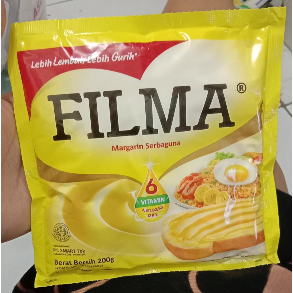 

11.11 BIG SALE / 11.11 TERMURAH/ Filma mentega serbaguna 200gr.FILMA Margarine 200 gram / Margarin Filma Sachet 200 gr / Mentega FILMA 200gram