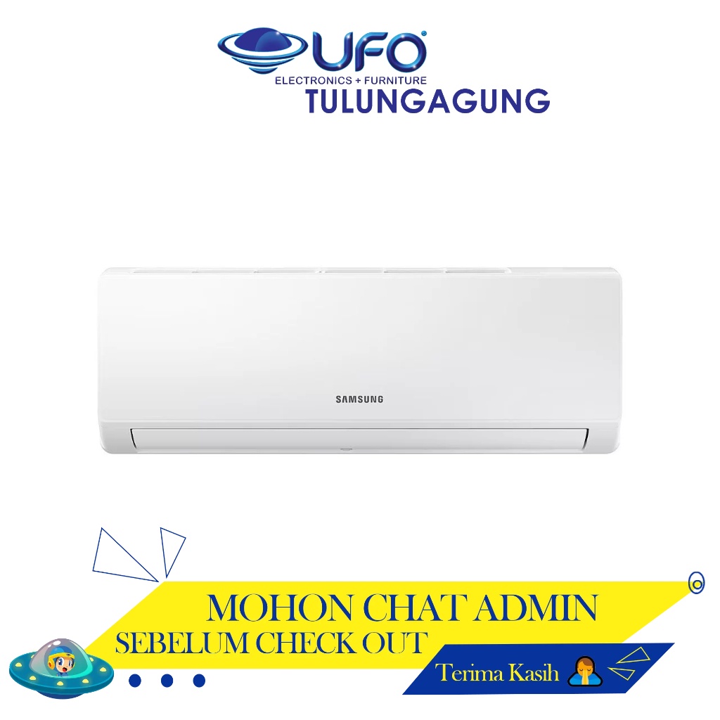 promo spesial AR05AYHLAWKNSE Samsung  AC Split 1/2 PK Alpha Inverter with Smart AirFlow