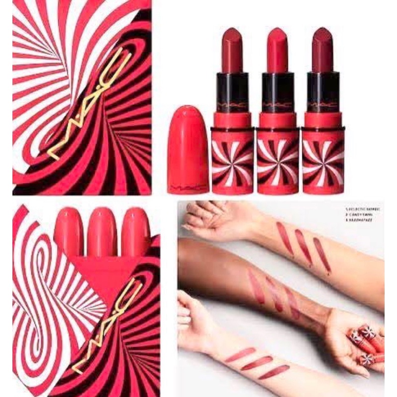 【COD】 MAC HOLIDAY MINI LIPSTICK LIMITED EDITION SET